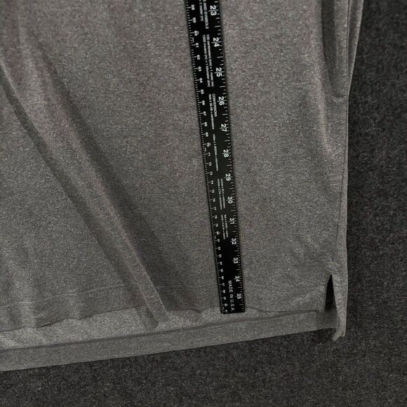 FootJoy Polo Shirt Men’s Extra Large Gray Striped Athletic Fit Golf Performance - Picture 5 of 9